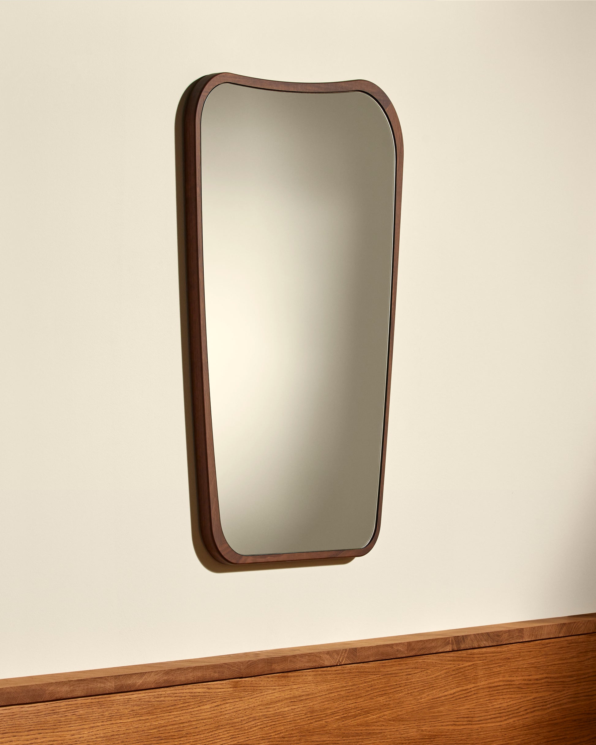 Miroir Organique - Noyer design Maison Sarah Lavoine Noyer Bois 63 cm 90 cm 2