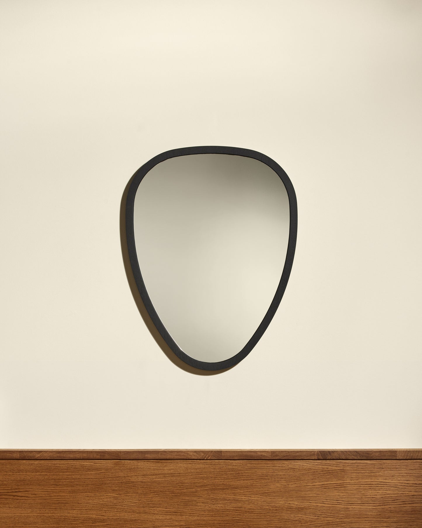 Miroir Ovo - Noir design Maison Sarah Lavoine Noir Chêne 57 cm 75 cm 1