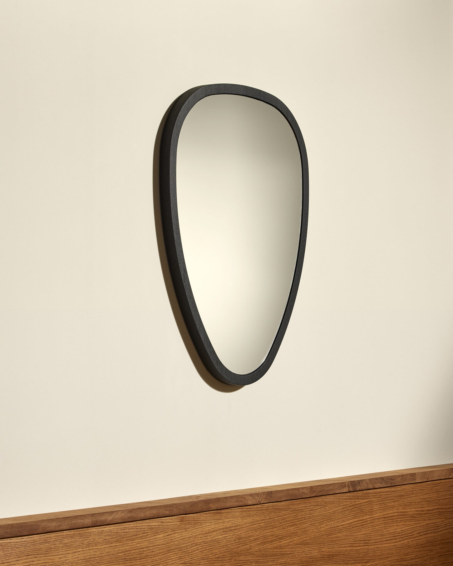 Miroir Ovo - Noir design Maison Sarah Lavoine Noir Chêne 57 cm 75 cm 2