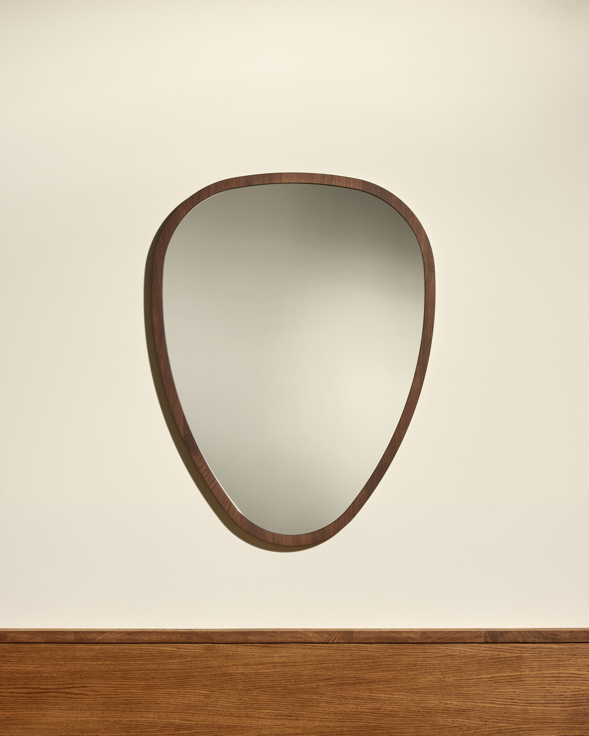 Miroir Ovo - Noyer design Maison Sarah Lavoine Noyer Noyer 69 cm 90 cm 1