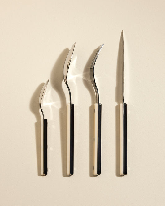 Fourchette Sabre Brillante haut de gamme Maison Sarah Lavoine Noir Inox 22 cm 4
