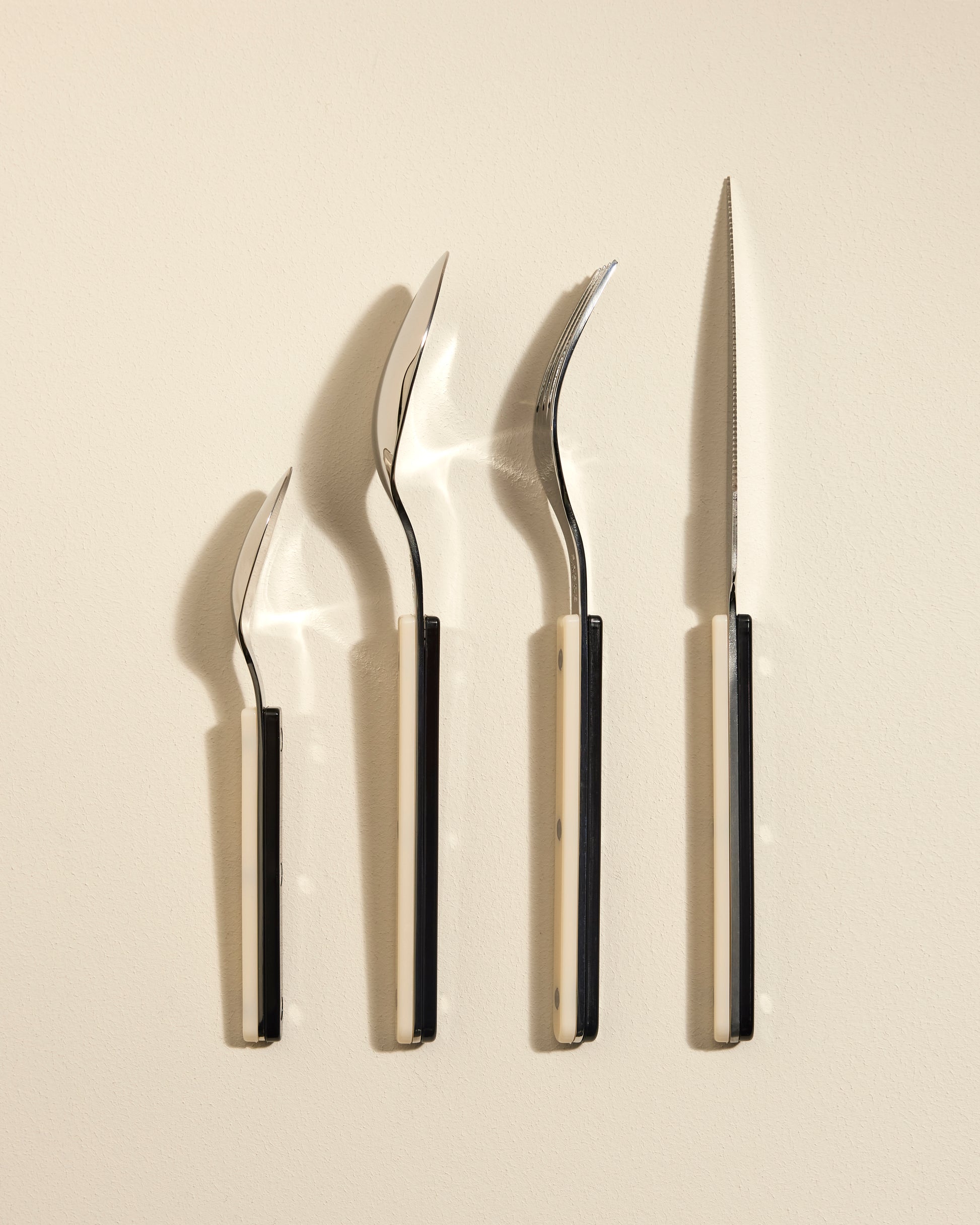 Cuillère à soupe Sabre - Noir / Ivoire haut de gamme Maison Sarah Lavoine Noir Inox  22 cm 4