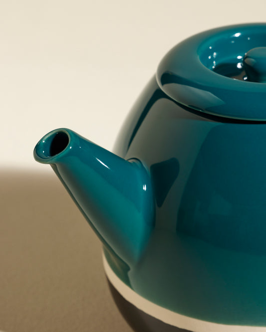 Theière Sicilia - Bleu sarah haut de gamme Maison Sarah Lavoine Bleu Sarah Céramique 21 cm 3