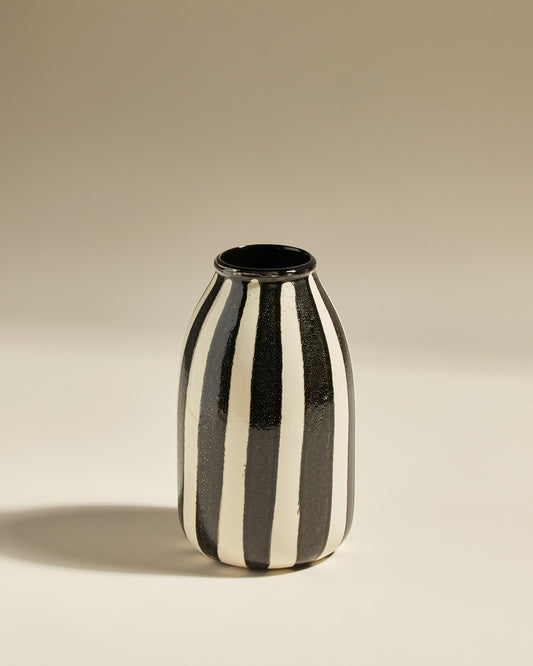 Vase décoratif Riviera - Noir design, céramique Maison Sarah Lavoine Noir Céramique 24 cm 2