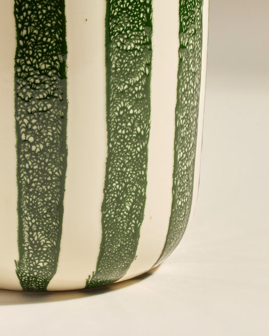 Vase décoratif Riviera - Vert design, céramique Maison Sarah Lavoine Vert Céramique 24 cm 3