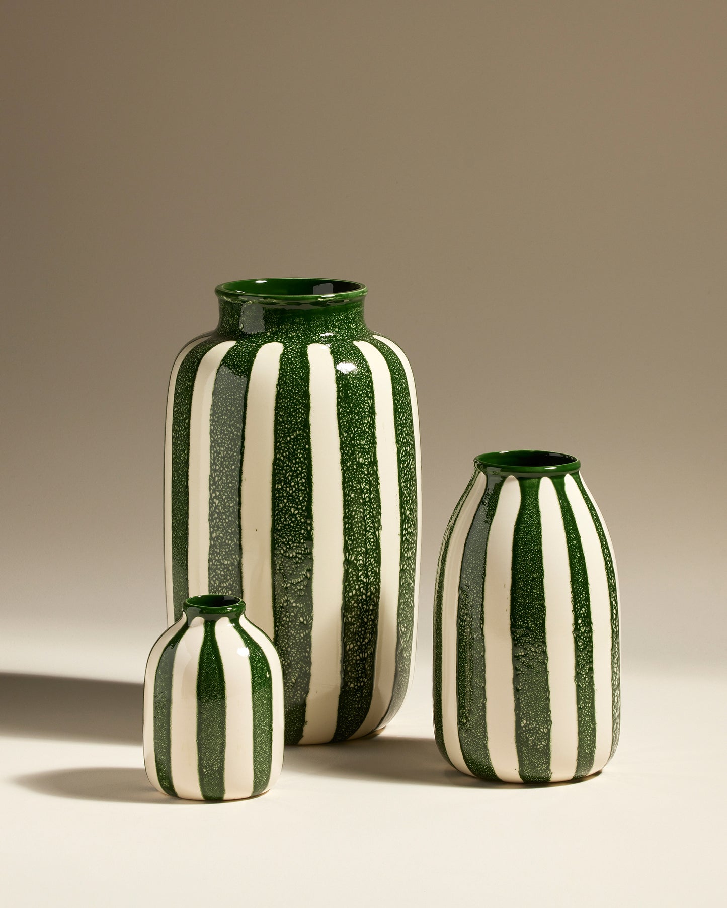 Riviera decorative vase - Designer green, ceramic Maison Sarah Lavoine Green Ceramic 24 cm 4