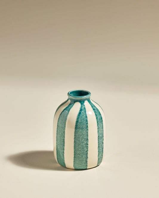 Pot décoratif Riviera - Bleu Sarah design, céramique Maison Sarah Lavoine Bleu Sarah Céramique 14 cm 2
