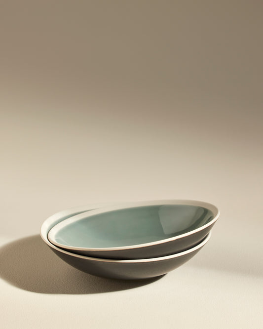Assiette creuse Sicilia - Pousse de Tilleul design moderne Maison Sarah Lavoine Pousse de Tilleul Céramique 4