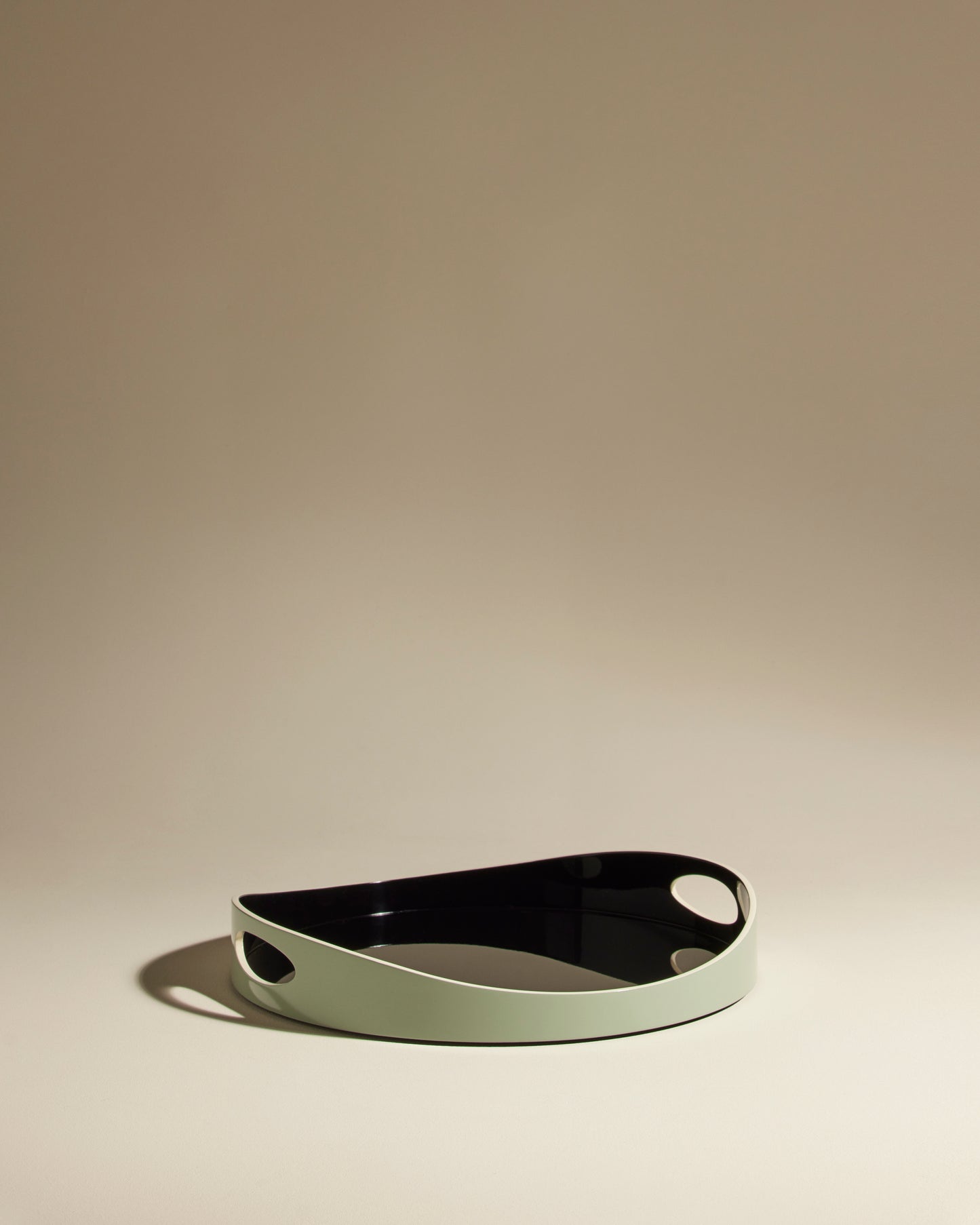 Plateau Basile - Pousse de Tilleul design Maison Sarah Lavoine Pousse de Tilleul Bois laqué   1