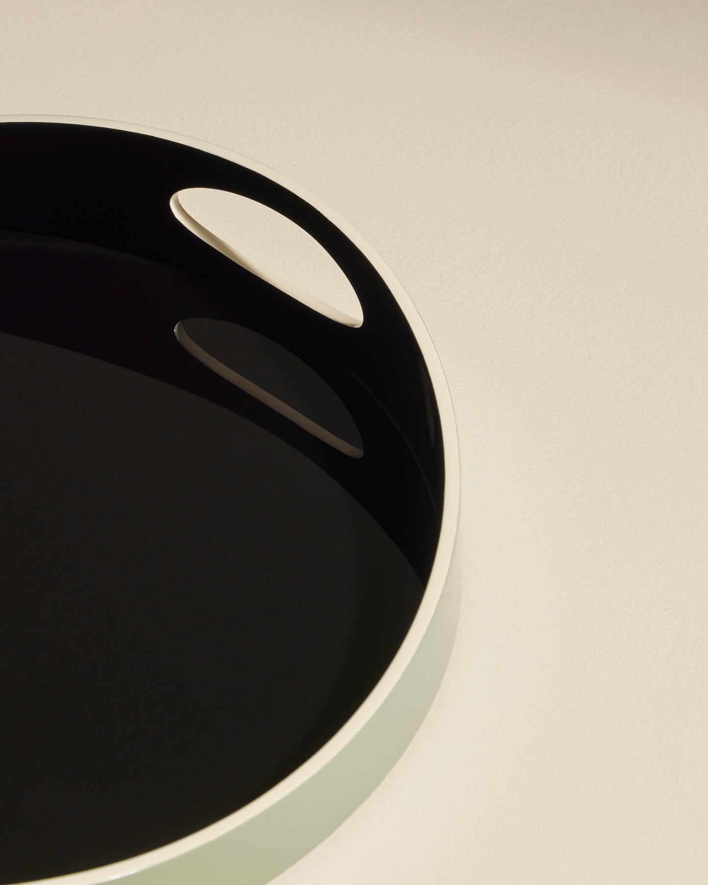 Plateau Basile - Pousse de Tilleul design Maison Sarah Lavoine Pousse de Tilleul Bois laqué   2