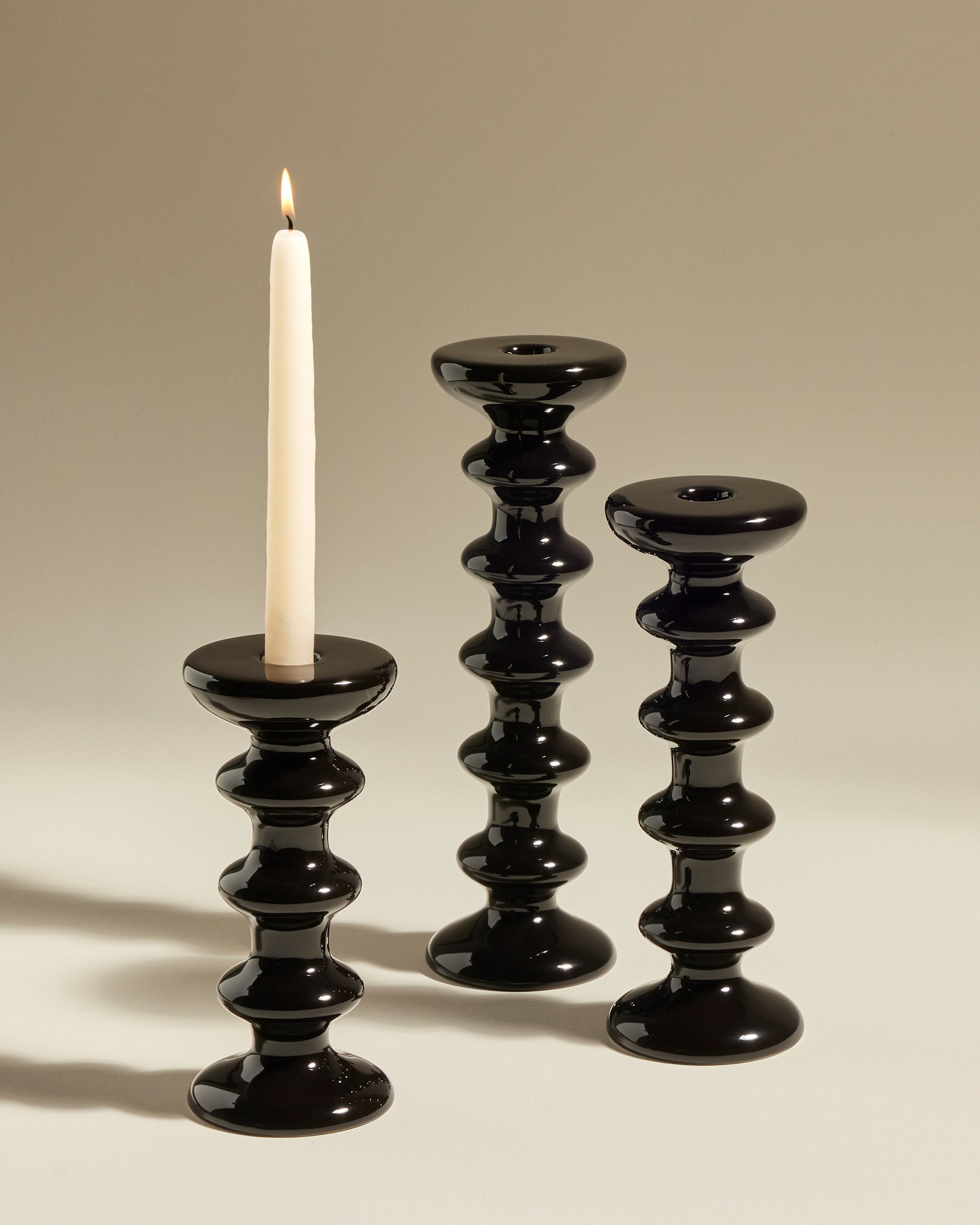 Bougeoir Slave - Noir design Maison Sarah Lavoine Noir Céramique  30 cm  4