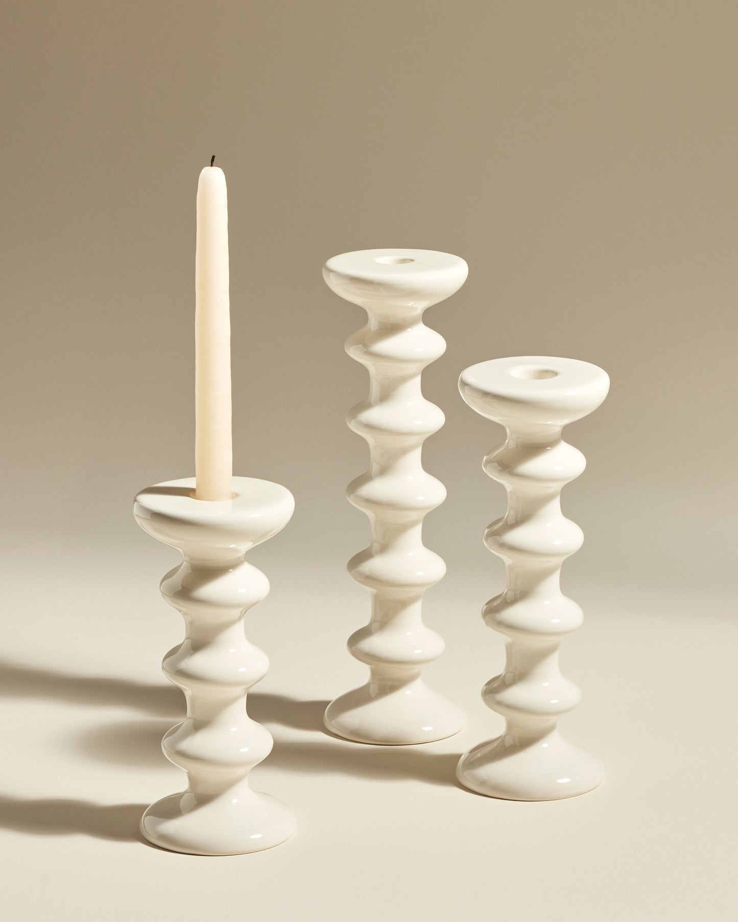 Bougeoir Slave - Jasmin design Maison Sarah Lavoine Jasmin Céramique  20 cm 3