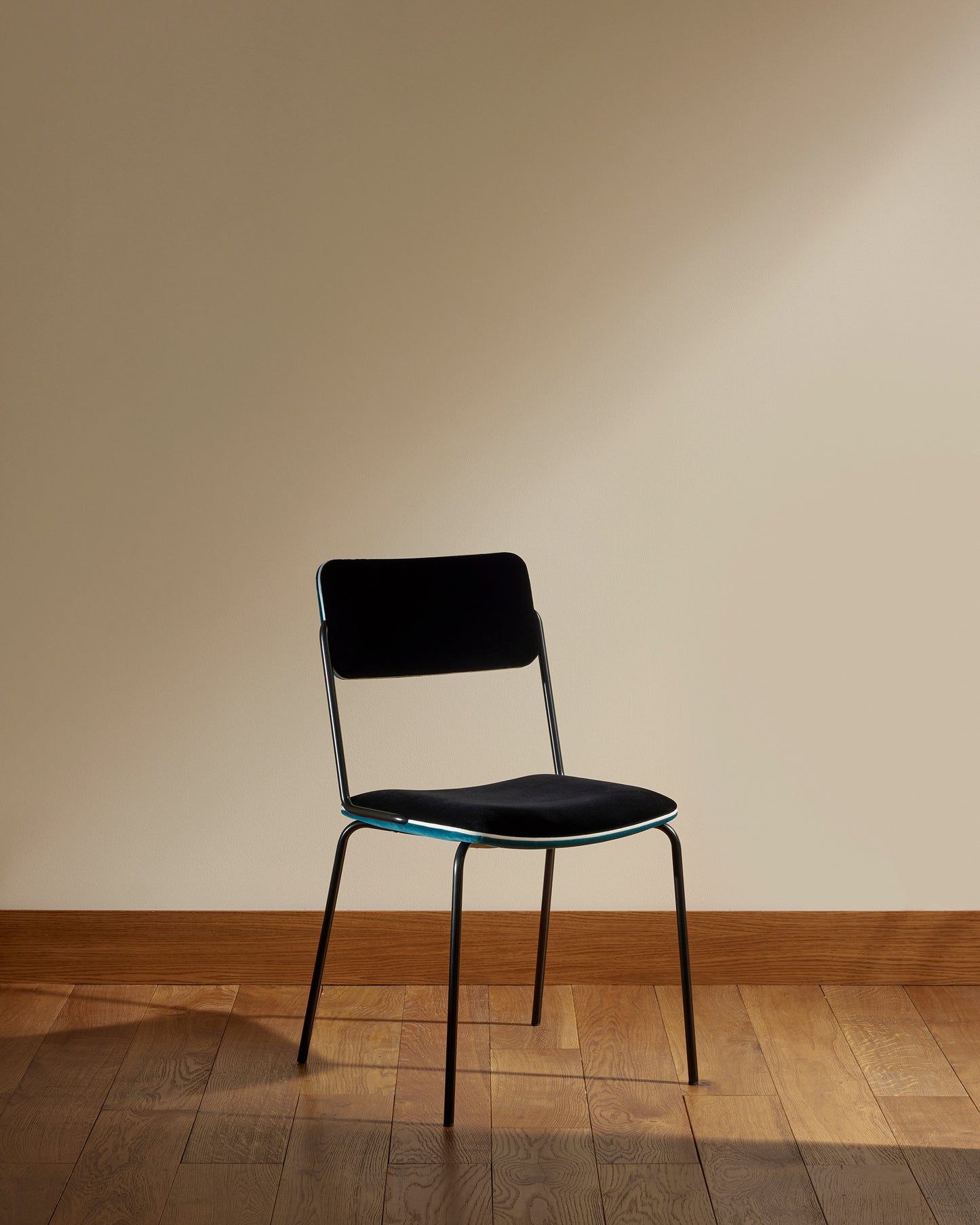 Chaise Double Jeu - Bleu Sarah design Maison Sarah Lavoine Bleu Sarah Velours 45 cm 85 cm 3