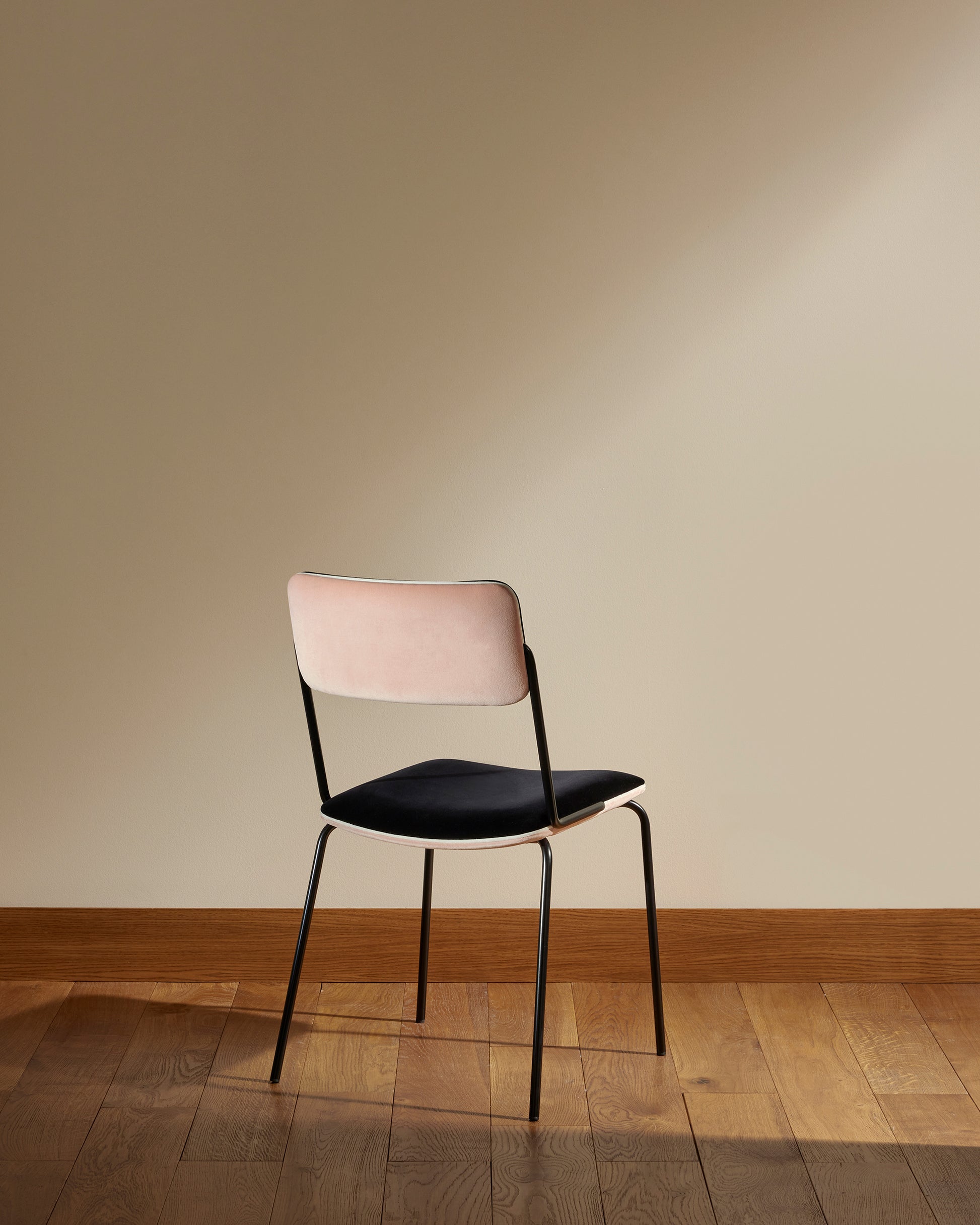 Chaise Double Jeu - Rose design Maison Sarah Lavoine Rose Velours 45 cm 85 cm 4