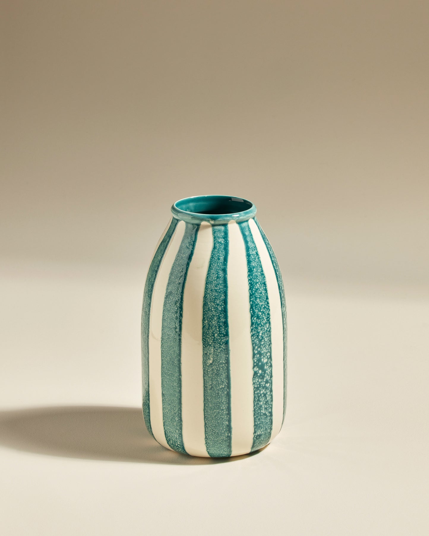 Vase décoratif Riviera - Bleu Sarah design, céramique Maison Sarah Lavoine Bleu Sarah Céramique  24 cm  2