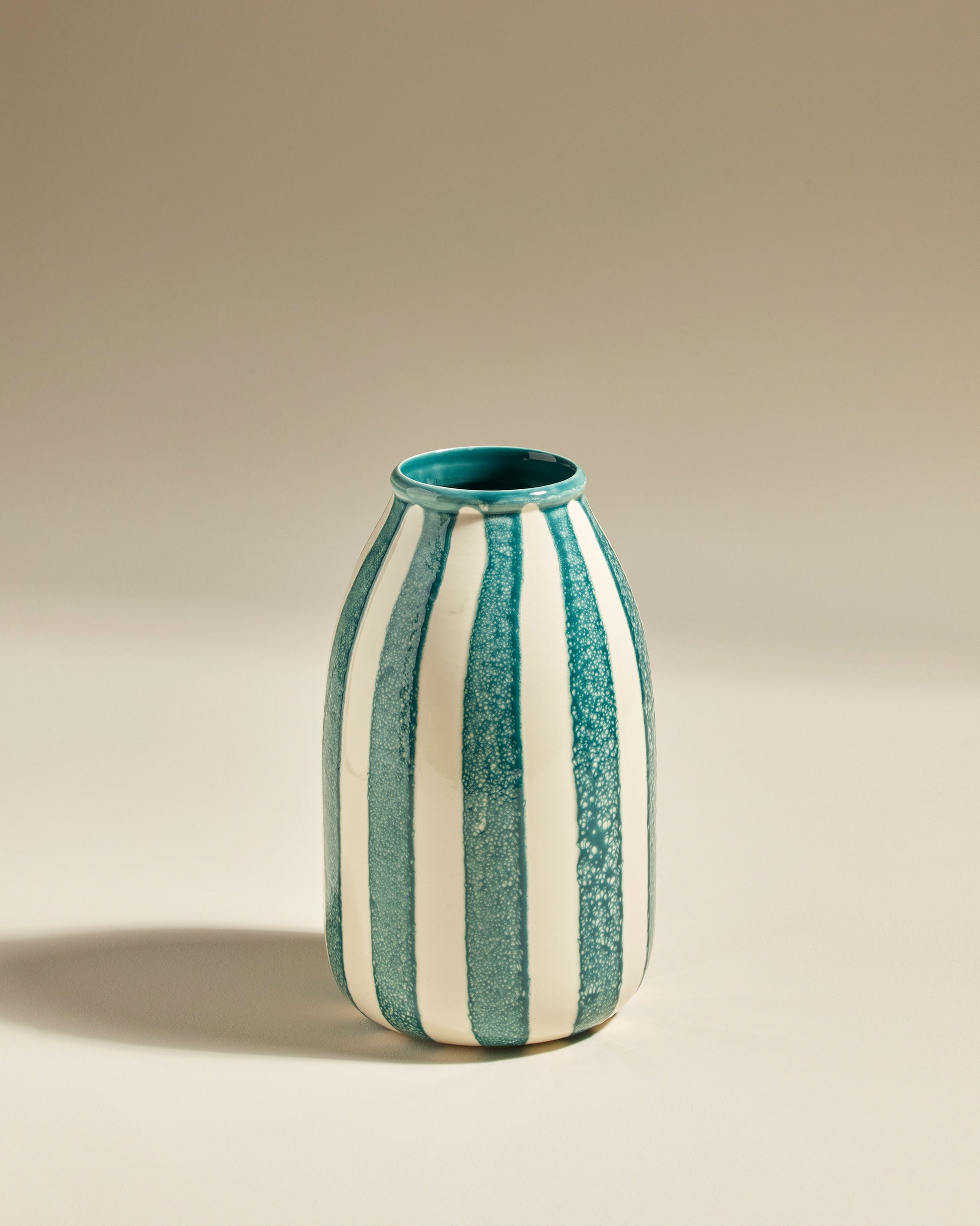 Vase décoratif Riviera - Bleu Sarah design, céramique Maison Sarah Lavoine Bleu Sarah Céramique  24 cm  2