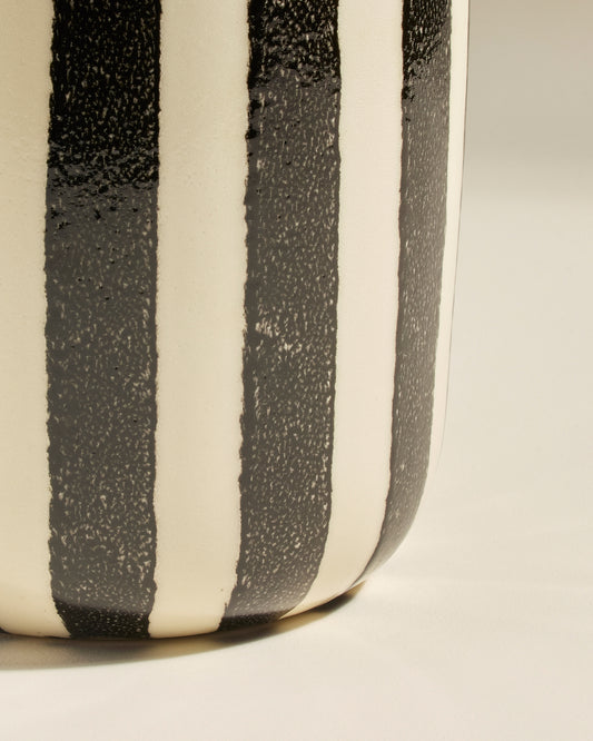 Grand vase décoratif Riviera - Noir design, céramique Maison Sarah Lavoine Noir Céramique 36 cm 3