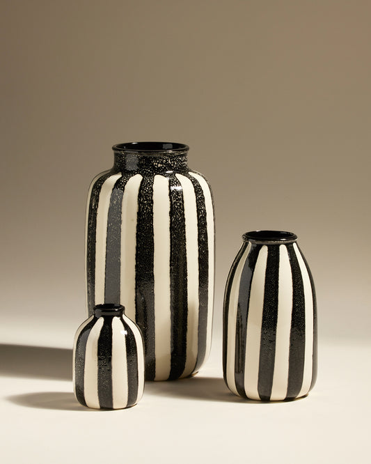 Grand vase décoratif Riviera - Noir design, céramique Maison Sarah Lavoine Noir Céramique 36 cm 4