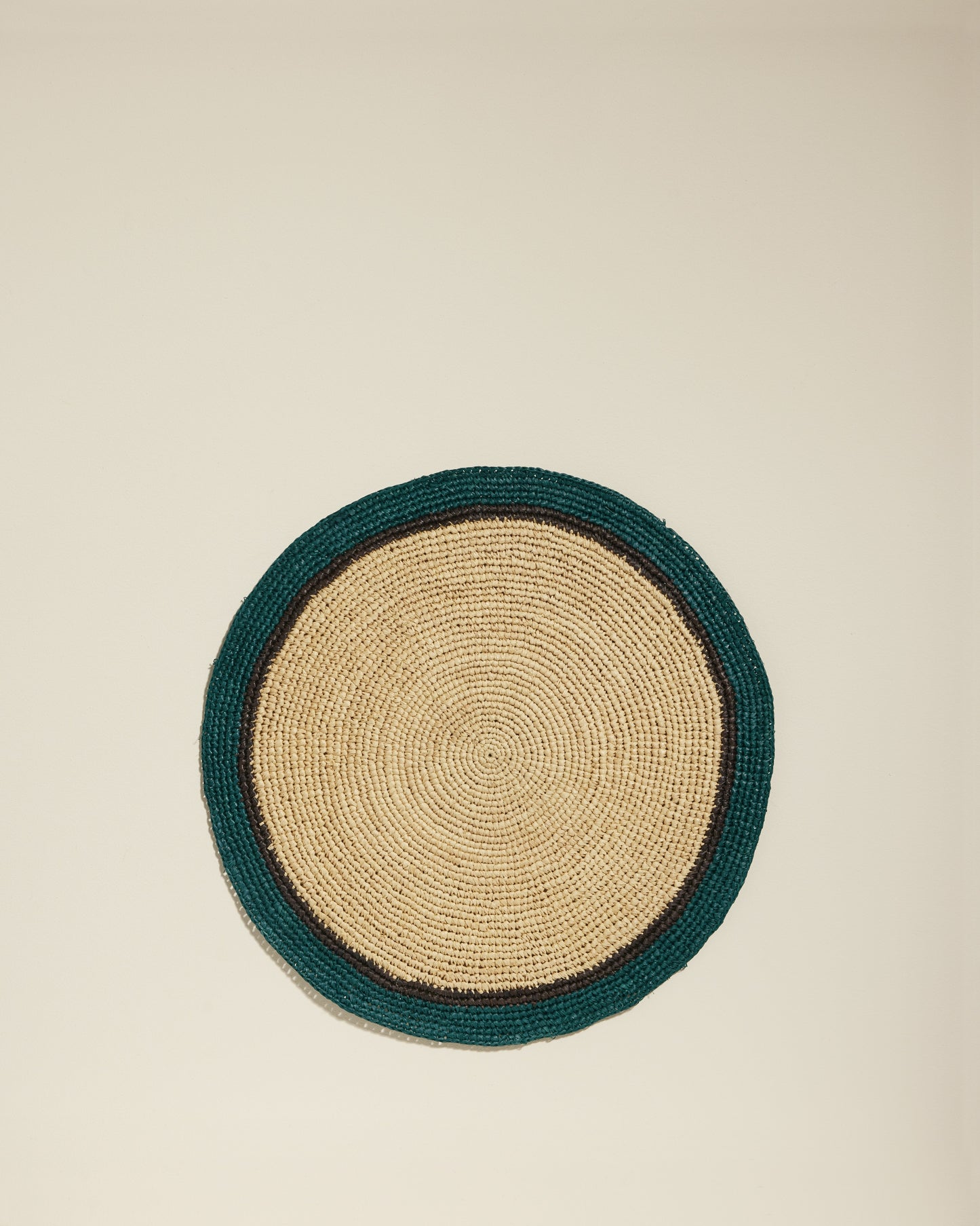 Set de table Globe - Naturel / Bleu Sarah design Maison Sarah Lavoine Naturel / Bleu Sarah Raphia   1