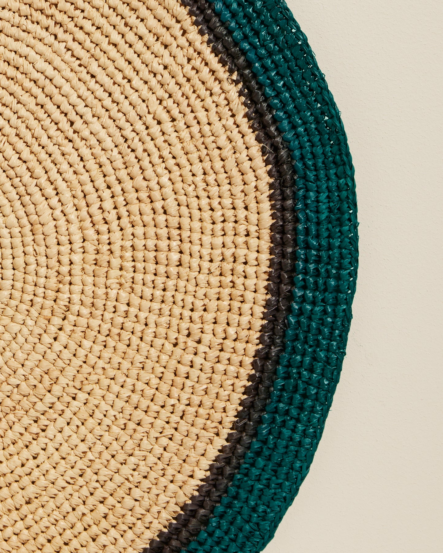 Set de table Globe - Naturel / Bleu Sarah design Maison Sarah Lavoine Naturel / Bleu Sarah Raphia   2