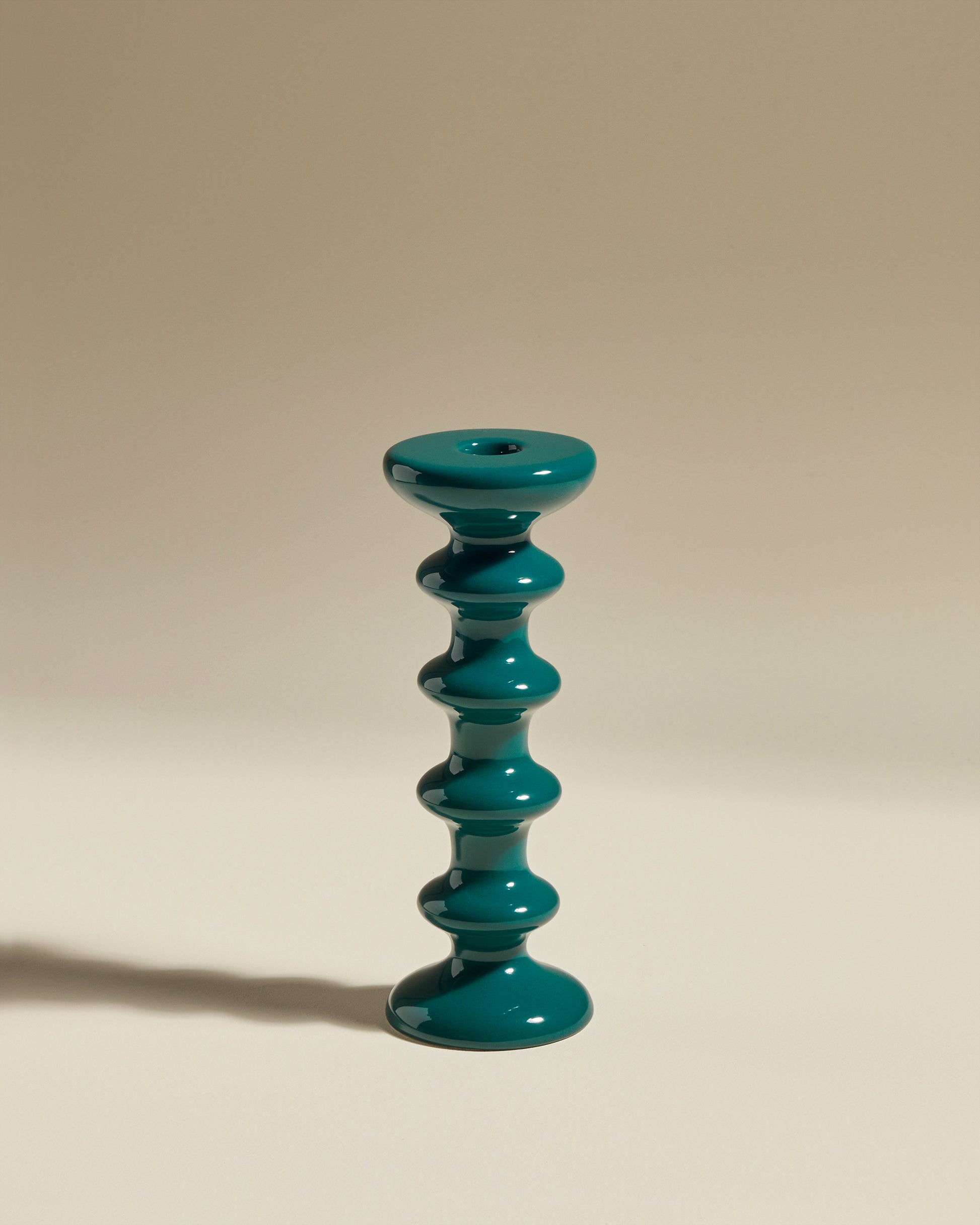 Bougeoir Slave - Bleu Sarah design Maison Sarah Lavoine Bleu Sarah Céramique  25 cm 1