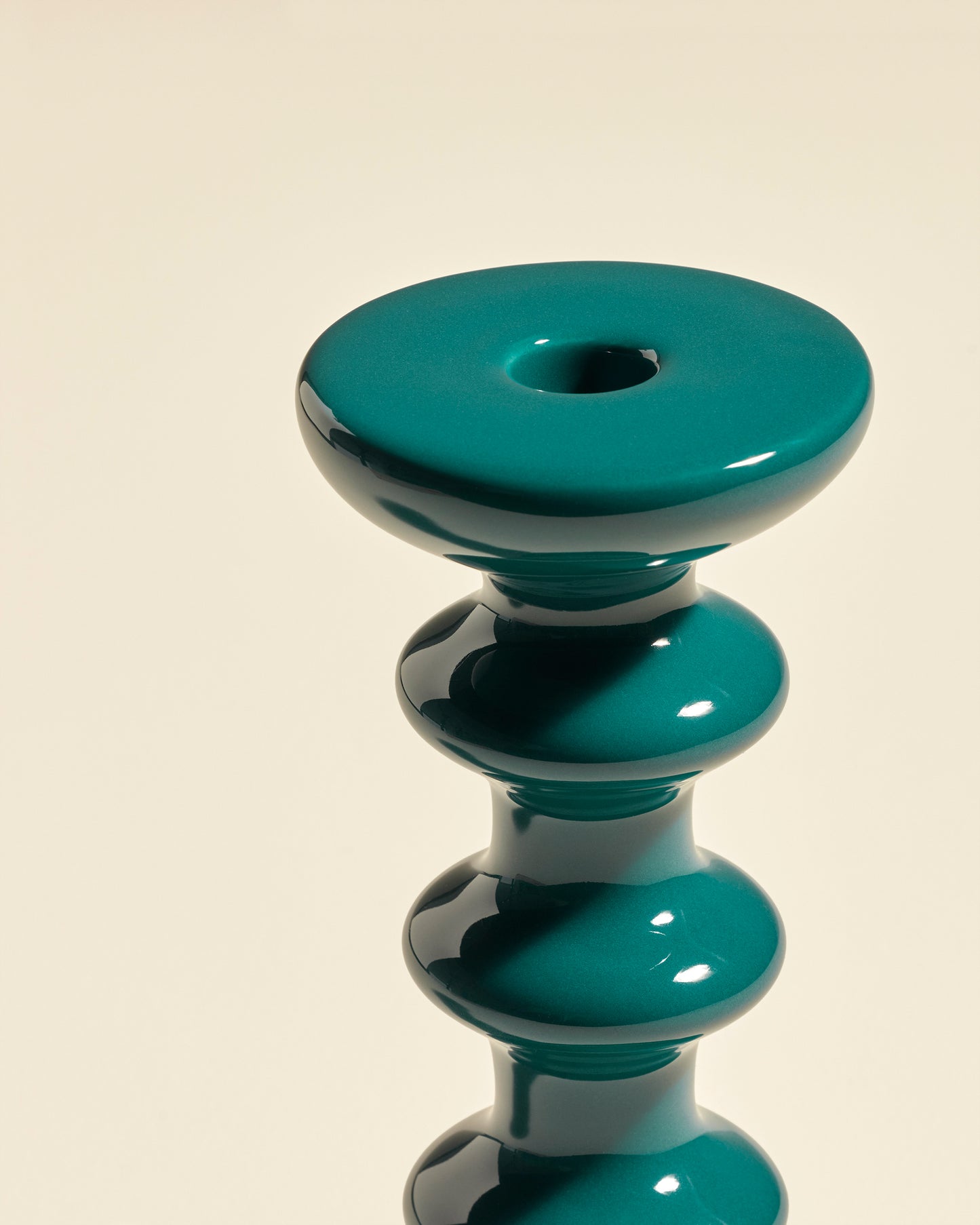 Bougeoir Slave - Bleu Sarah design Maison Sarah Lavoine Bleu Sarah Céramique  25 cm 2