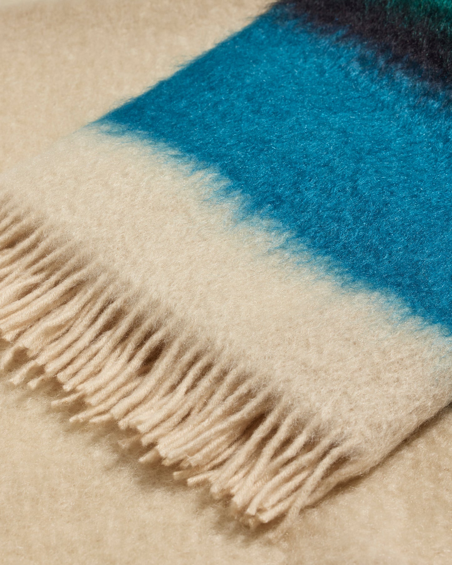 Plaid Serenity - Bleu Sarah luxe Maison Sarah Lavoine Bleu Sarah Laine 200 cm 130 cm 3