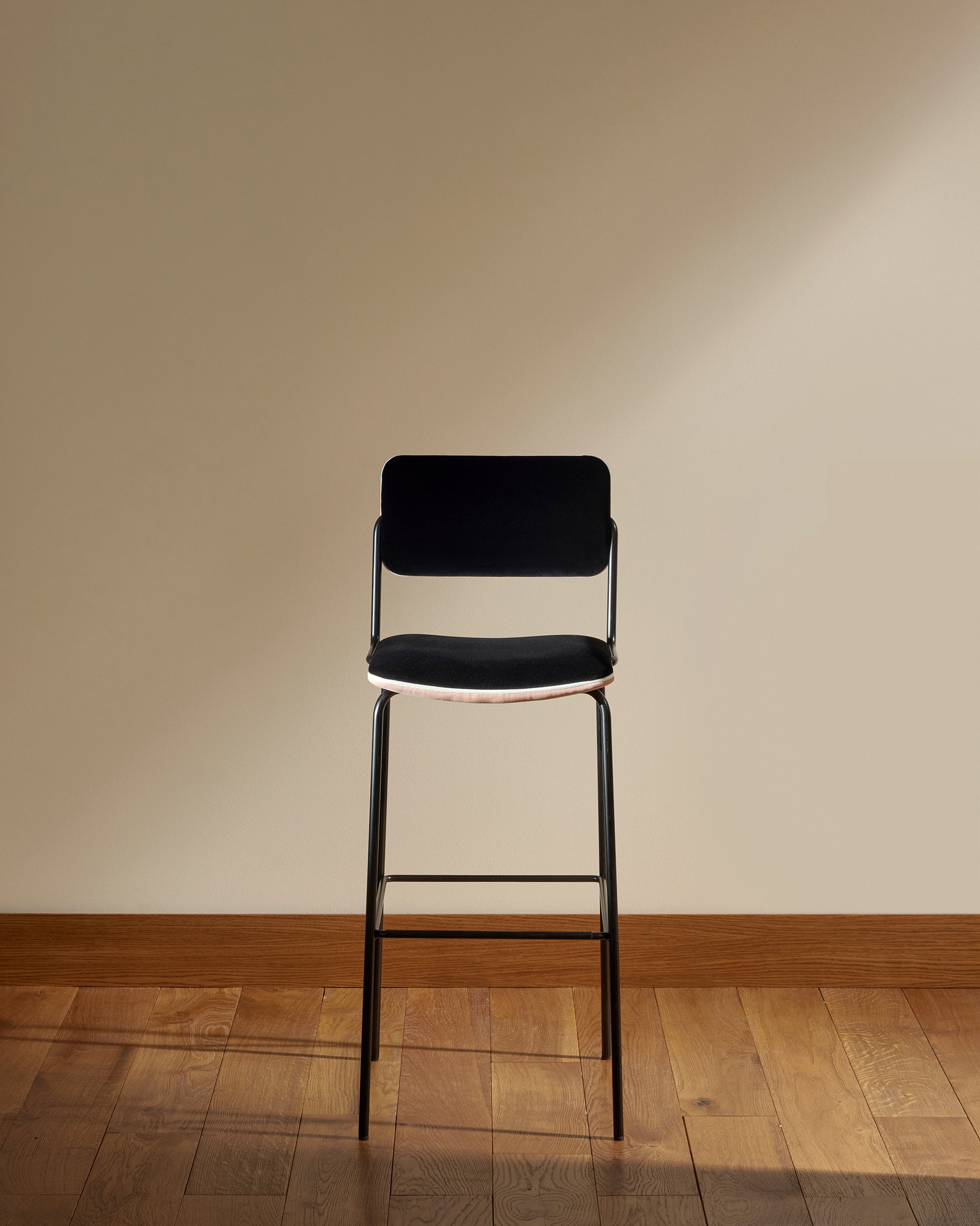 Chaise de bar Double Jeu - Rose design Maison Sarah Lavoine Rose Velours 51 cm 106 cm 1