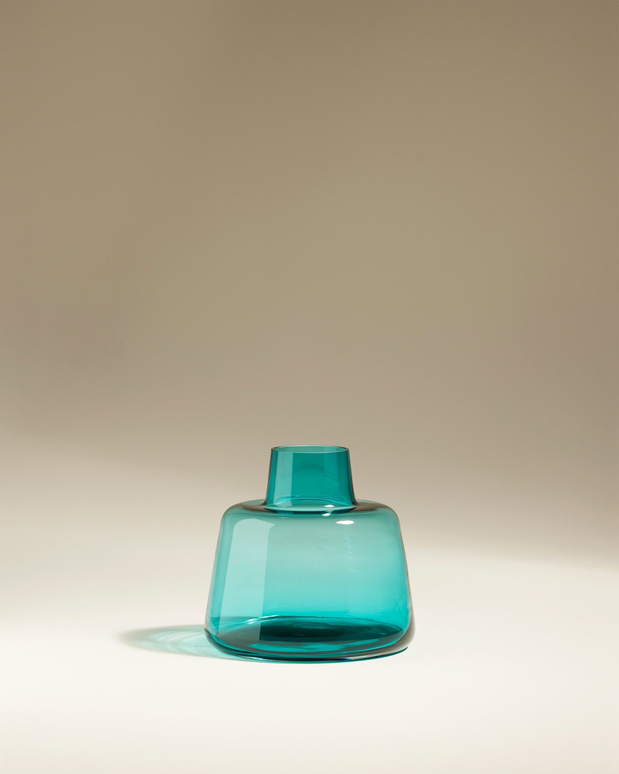 Vase Eva 'Lune' En Verre Décoré - Neuf, Diamètre 37cm, Hauteur 33cm