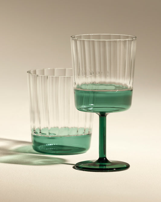 Verre à vin Eclat - Bleu Sarah design Maison Sarah Lavoine Bleu Sarah Verre 13,5 cm 4