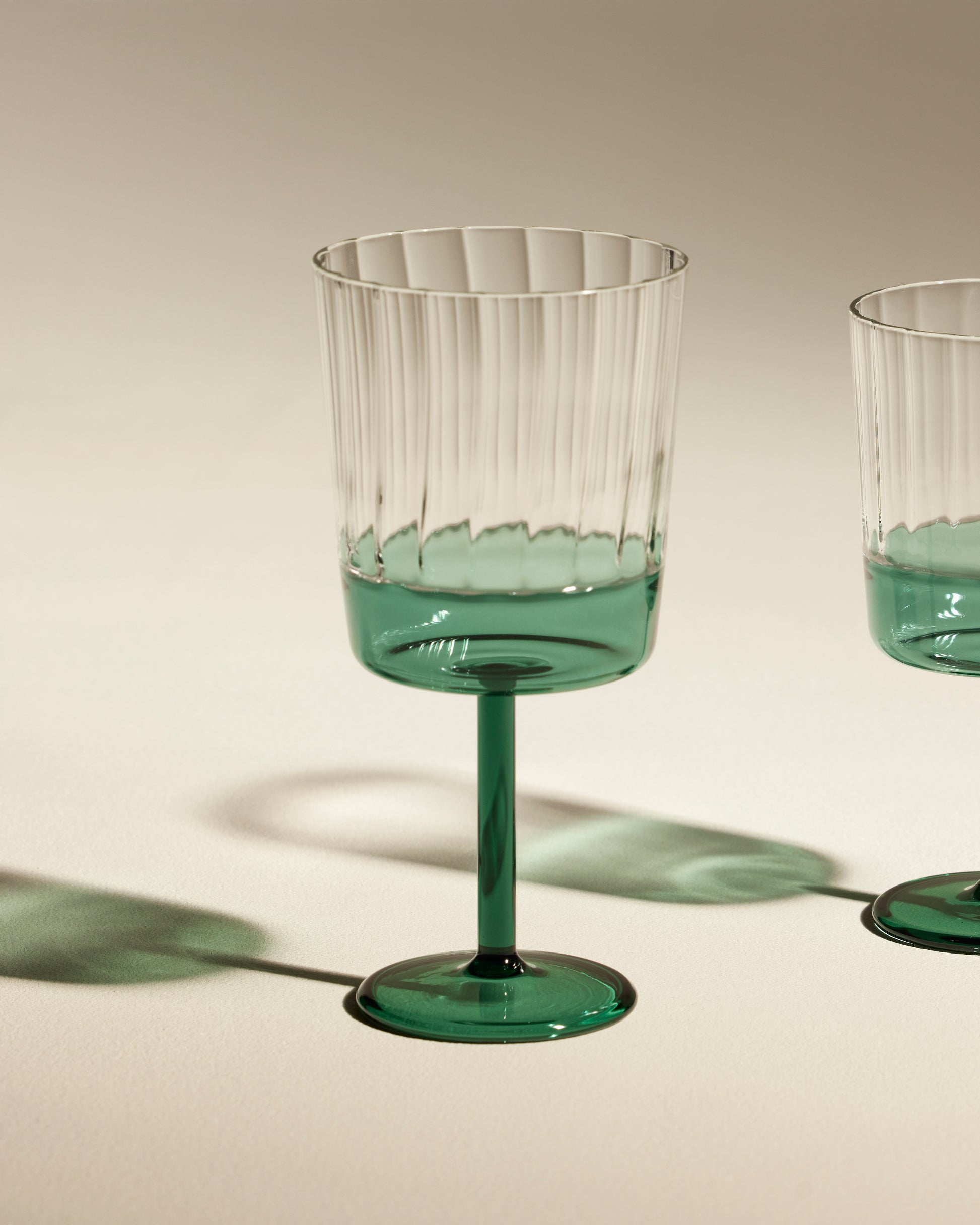 Verre à eau Eclat - Bleu Sarah design Maison Sarah Lavoine Bleu Sarah Verre  16 cm 4