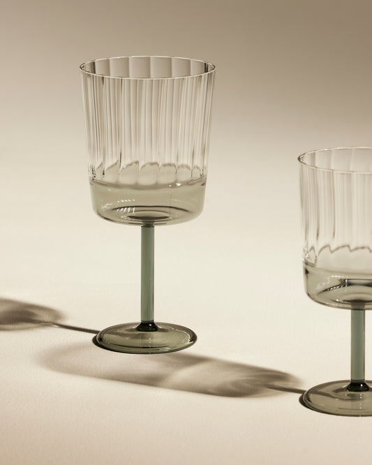 Verre à eau Eclat - Charbon design Maison Sarah Lavoine Charbon Verre 16 cm 4