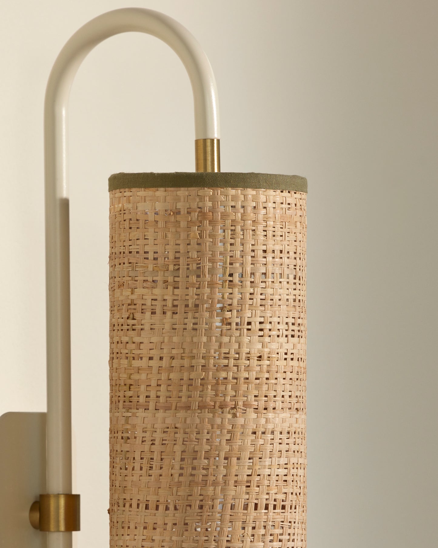 Applique Tokyo - Blanc design Maison Sarah Lavoine Blanc Rabane  42 cm 4