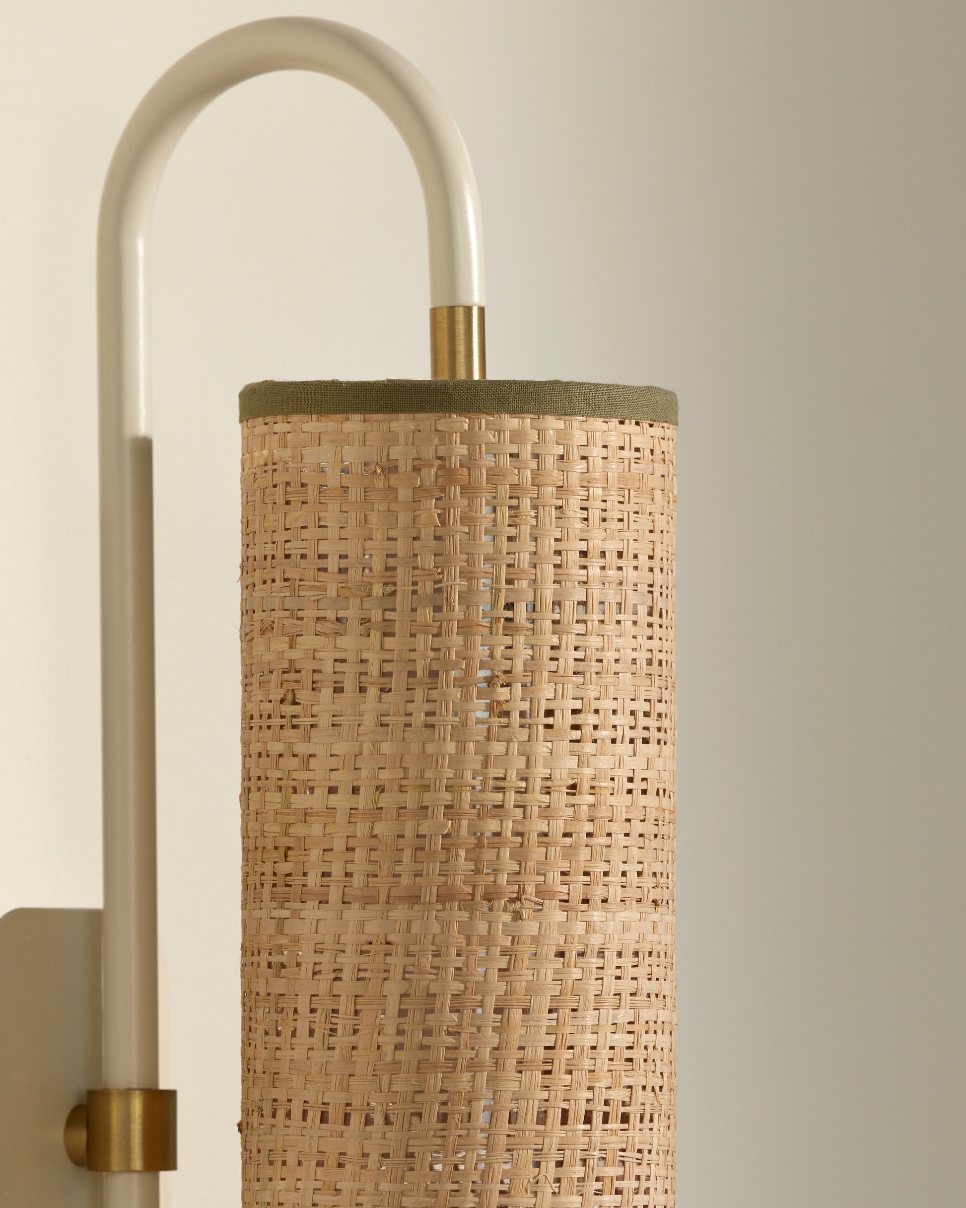 Applique Tokyo - Blanc design Maison Sarah Lavoine Blanc Rabane  42 cm 4