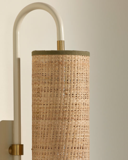 Applique Tokyo - Blanc design Maison Sarah Lavoine Blanc Rabane 42 cm 4