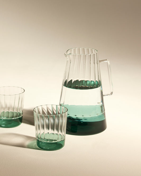 Carafe Eclat - Bleu Sarah design Maison Sarah Lavoine Bleu Sarah Verre 20 cm 4
