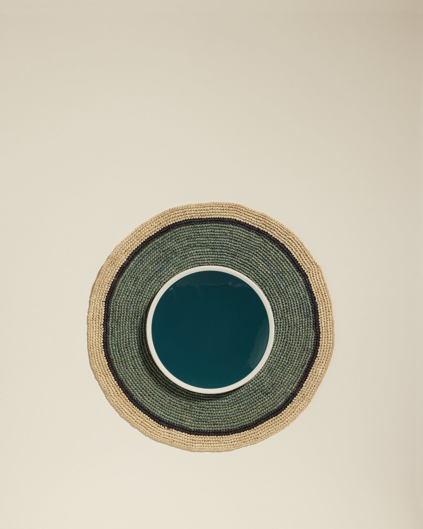 Set de table Globe - Céladon / Naturel design Maison Sarah Lavoine Céladon / Naturel Raphia 3