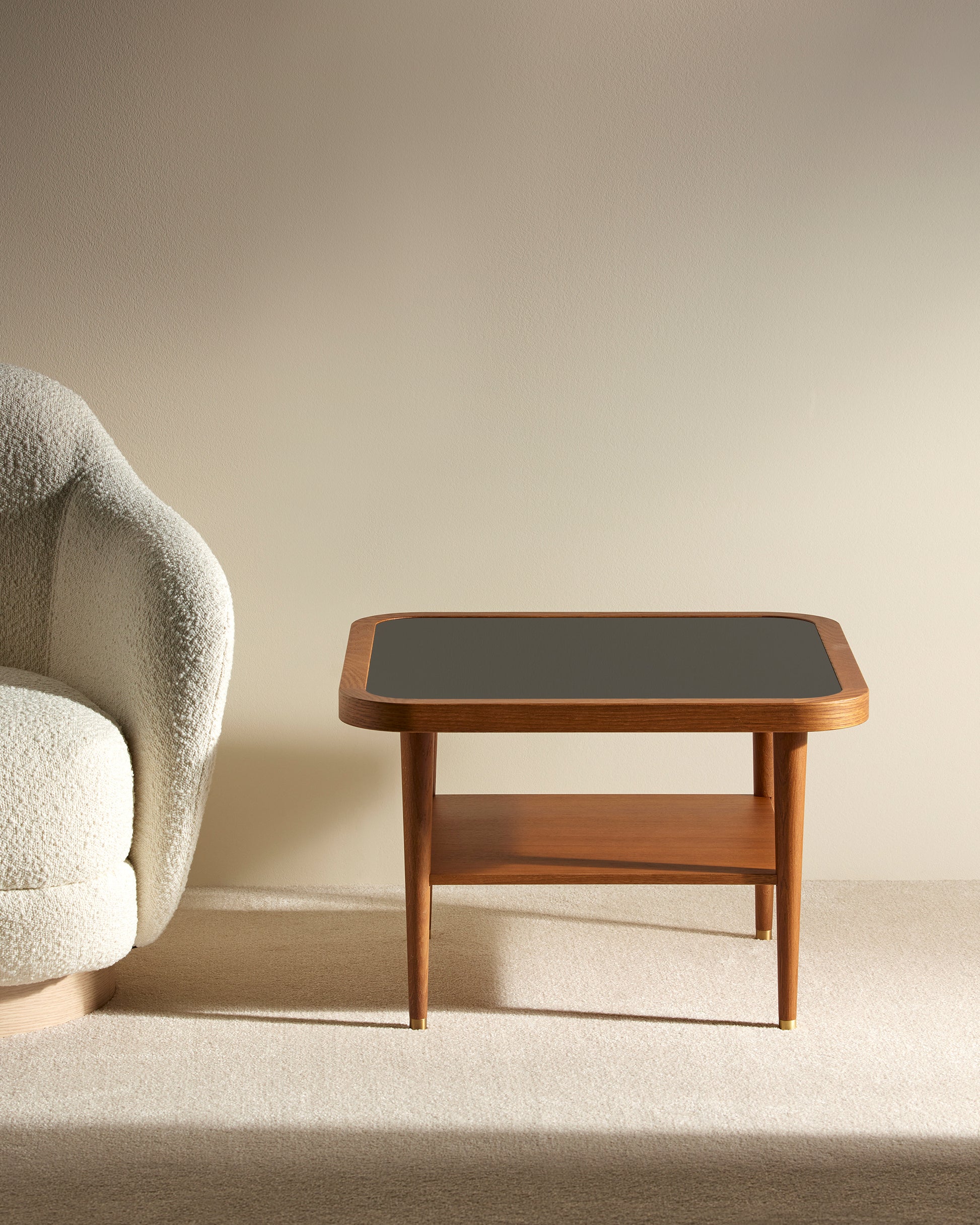 Table basse Puzzle - Noir design Maison Sarah Lavoine Noir Chêne 60 cm 40 cm 4