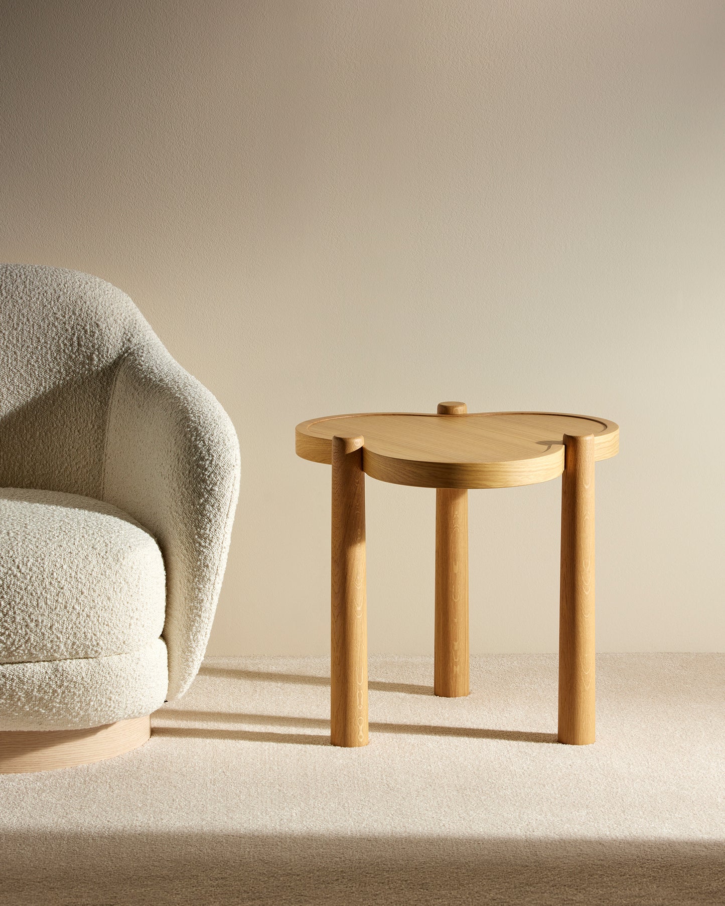 Table Gigogne Agape - Chêne design Maison Sarah Lavoine Chêne Chêne  50 cm 5