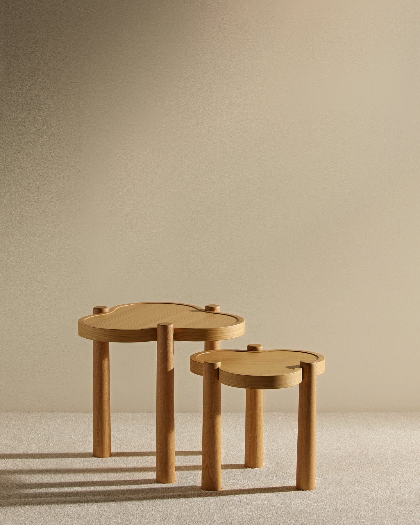 Table Gigogne Agape - Chêne design Maison Sarah Lavoine Chêne Chêne  50 cm 4