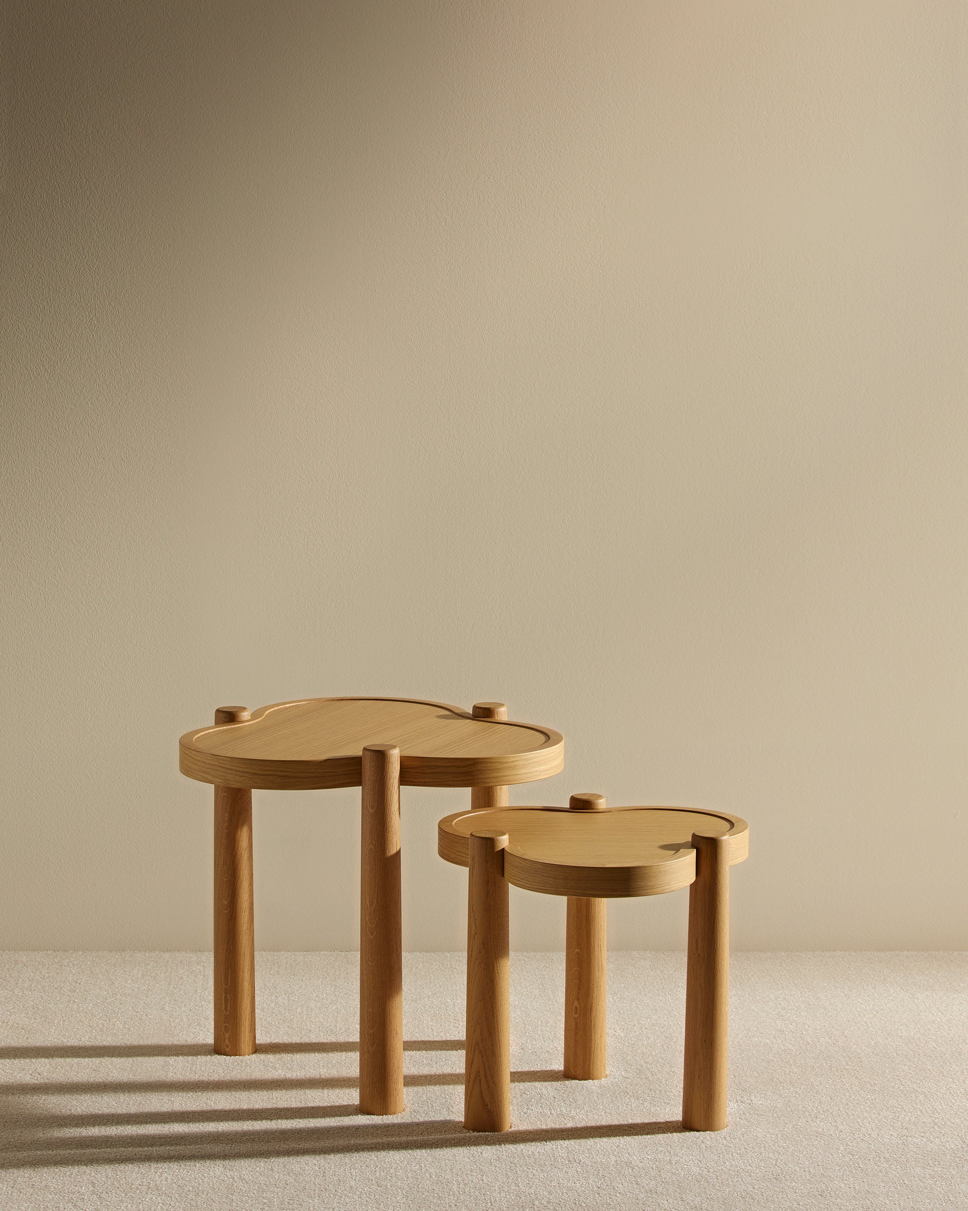 Table Gigogne Agape - Chêne design Maison Sarah Lavoine Chêne Chêne  50 cm 4