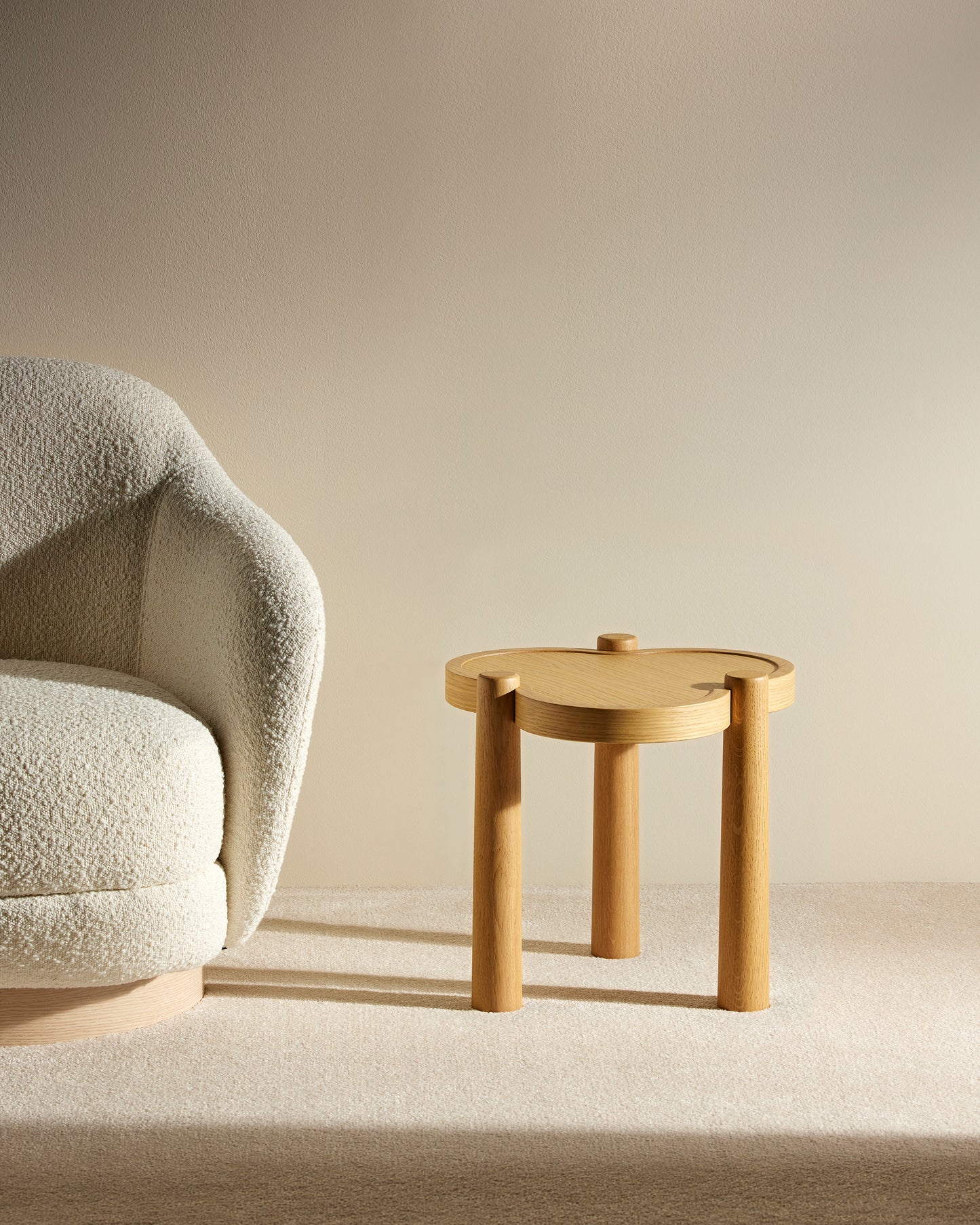 Table Gigogne Agape - Chêne design Maison Sarah Lavoine Chêne Chêne  40 cm 5