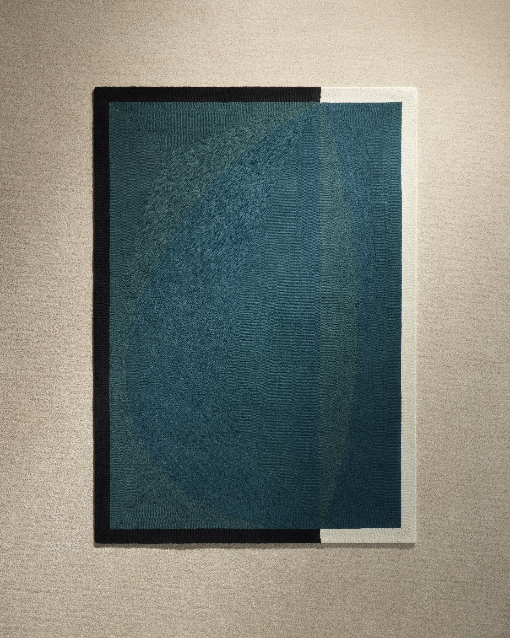 Tapis Abstrait - Bleu Sarah design Maison Sarah Lavoine Bleu Sarah Laine Petit 170 cm | Moyen 200 cm | Grand 250 cm Petit : 240 cm | Moyen : 300 cm | Grand : 350 cm 1