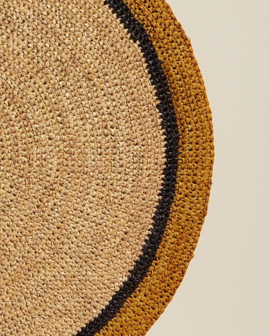 Set de table Globe - Naturel / Safran design Maison Sarah Lavoine Naturel / Safran Raphia 3