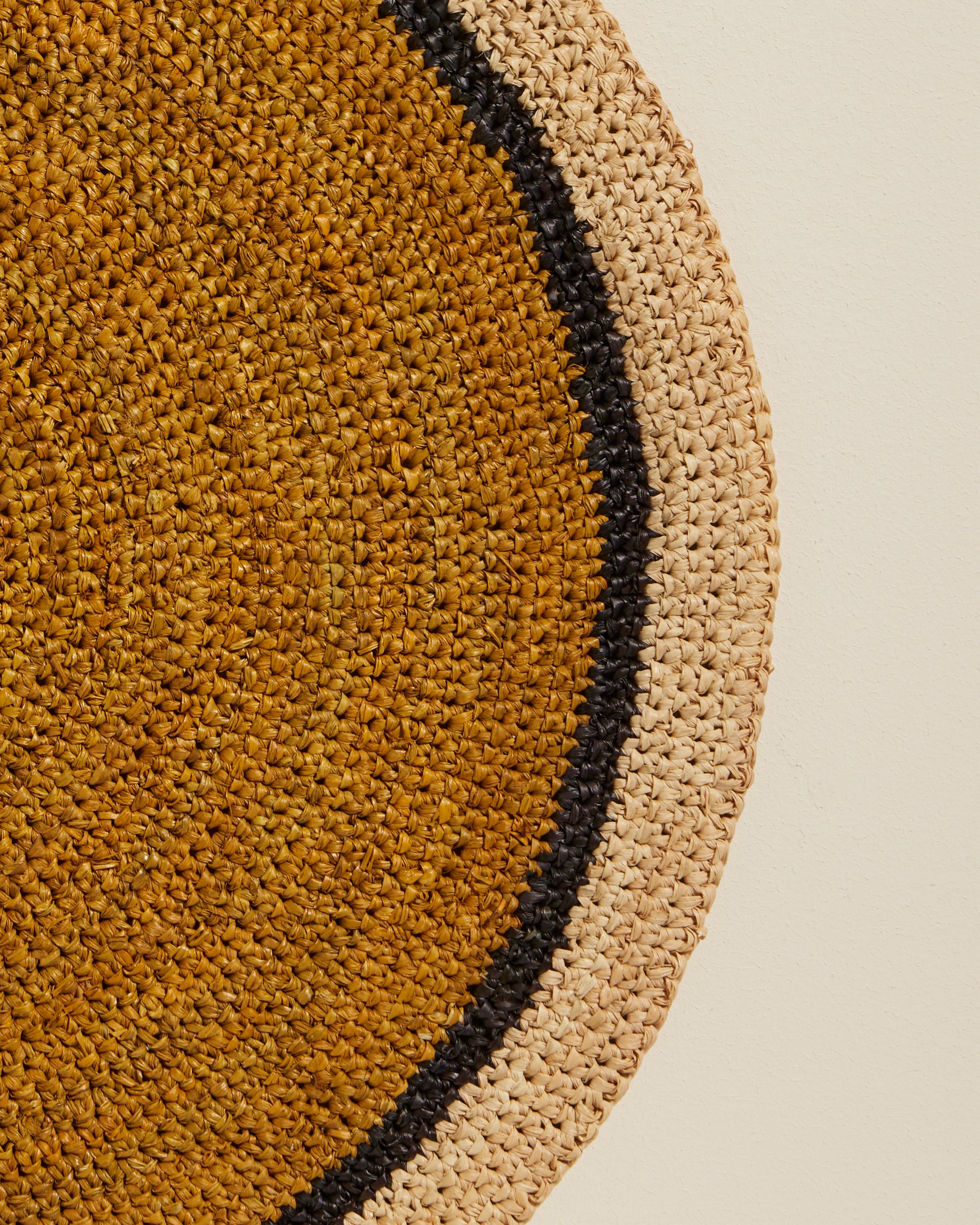 Set de table Globe - Safran / Naturel design Maison Sarah Lavoine Safran / Naturel Raphia   2