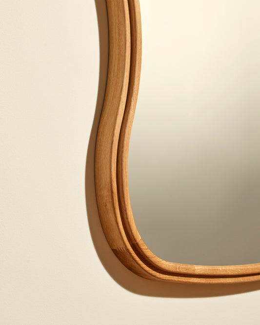 Miroir Noto 3 Vagues - Chêne design Maison Sarah Lavoine Chêne Chêne 75 cm 140 cm 3