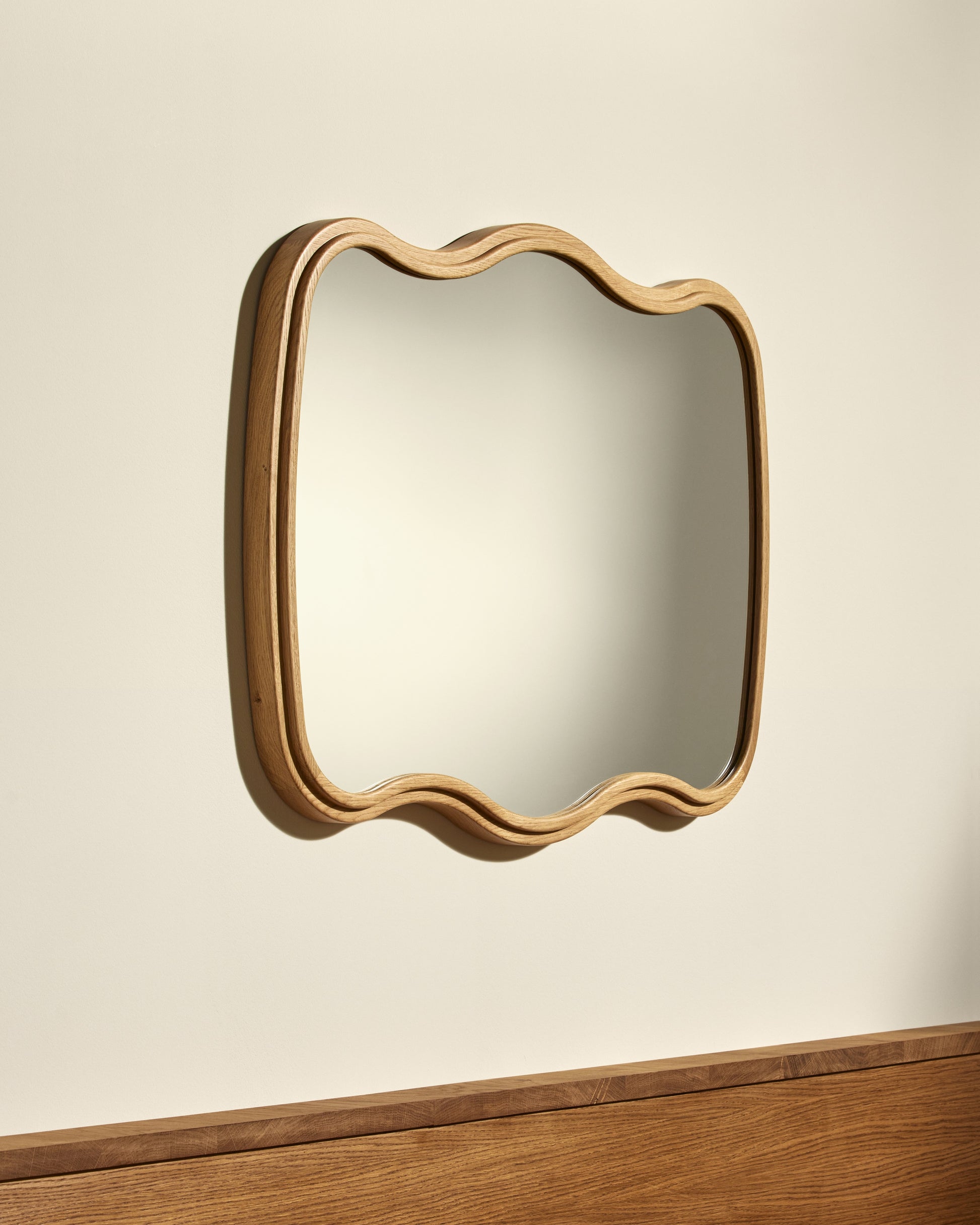 Miroir Noto 3 Vagues - Chêne design Maison Sarah Lavoine Chêne Chêne 70 cm 90 cm 2