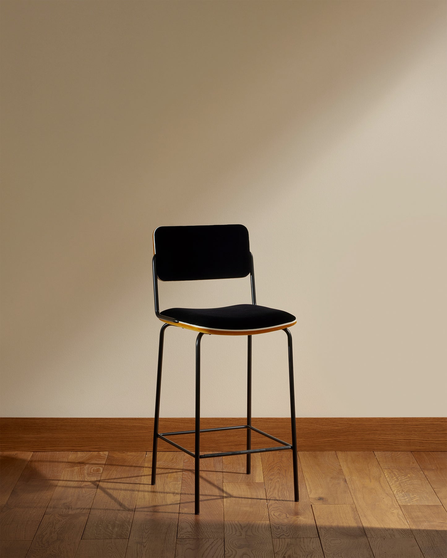 Chaise Ilot Double Jeu - Ocre design Maison Sarah Lavoine Ocre Velours 42 cm 95 cm 3