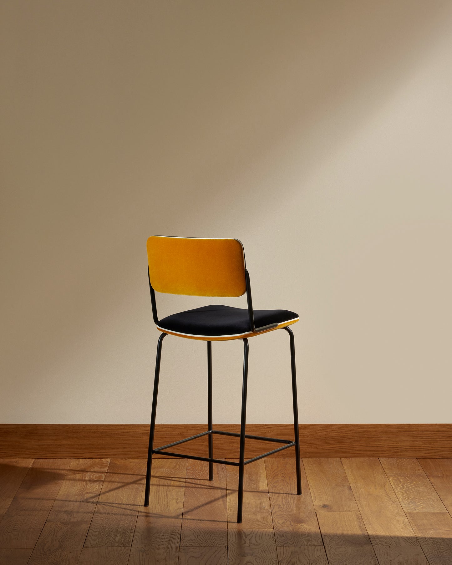 Chaise Ilot Double Jeu - Ocre design Maison Sarah Lavoine Ocre Velours 42 cm 95 cm 4