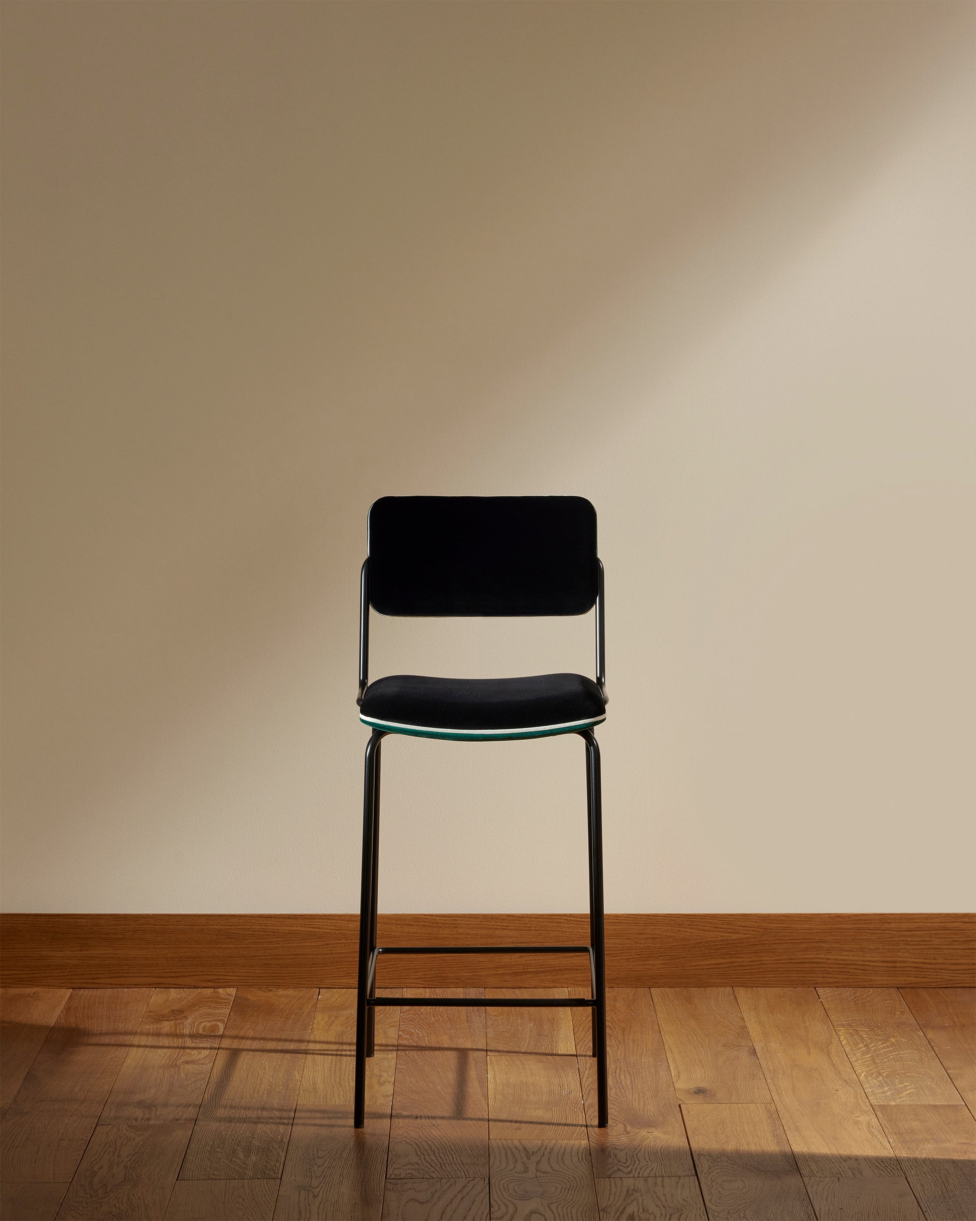 Chaise Ilot Double Jeu - Vert design Maison Sarah Lavoine Vert Velours 42 cm 95 cm 1